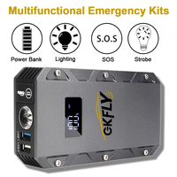 GKFLY urządzenie do uruchamiania awaryjnego samochodu 20000mAh 1500A 12V urządzenie zapłonowe Power Bank wzmacniacz do akumulatora samochodowego ładowarka do rozrusznik samochodowy Diesel benzynowych 3